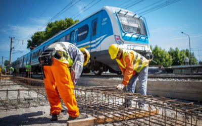 Avanzan las obras de la nueva estación de trenes en Quilmes Sur