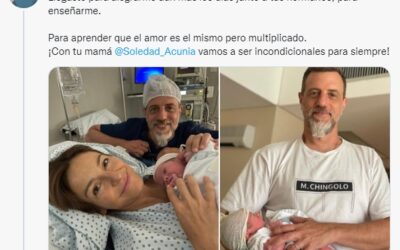 Diego Kravetz y Soledad Acuña fueron padres por tercera vez