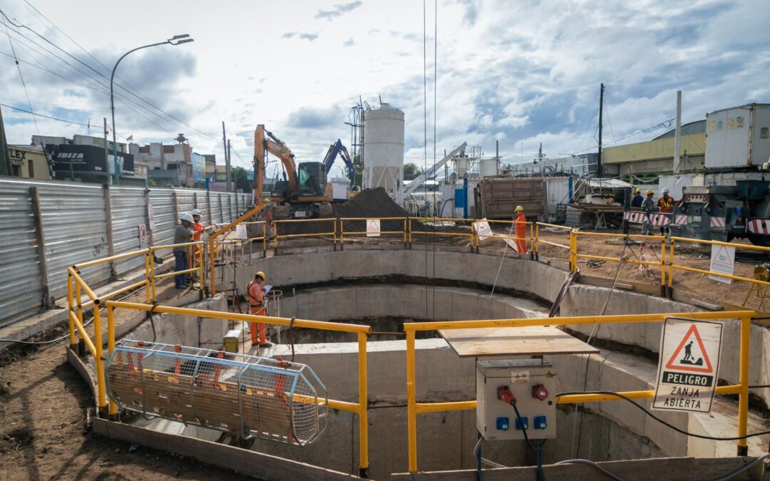 AySA continúa trabajando en el avance de obras del Sistema Agua Sur que beneficiará a 2.500.000 habitantes