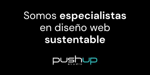 Pushup Studio. Diseño web sustentable en WordPress