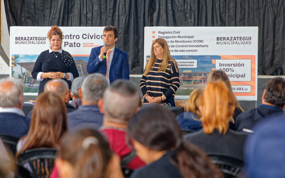 A un paso de concretarse el Centro Cívico Municipal El Pato