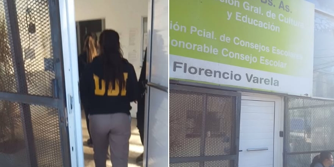 Allanan el Consejo Escolar de Florencio Varela por presunta malversación de fondos públicos