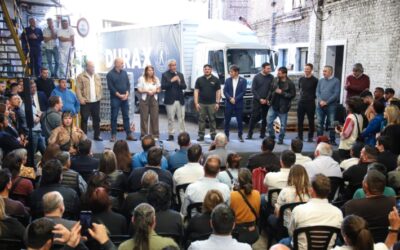 Ferraresi y Kicillof encabezaron actos en Avellaneda