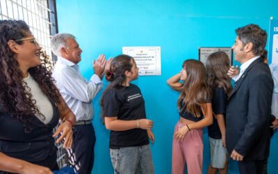 Kicillof y Balor inauguraron el Polo Educativo Integral de El Pato