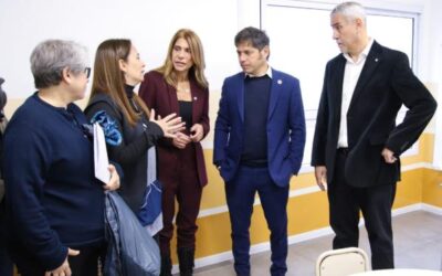 Ferraresi y Kicillof inauguraron el jardín de infantes 918 de Villa Domínico